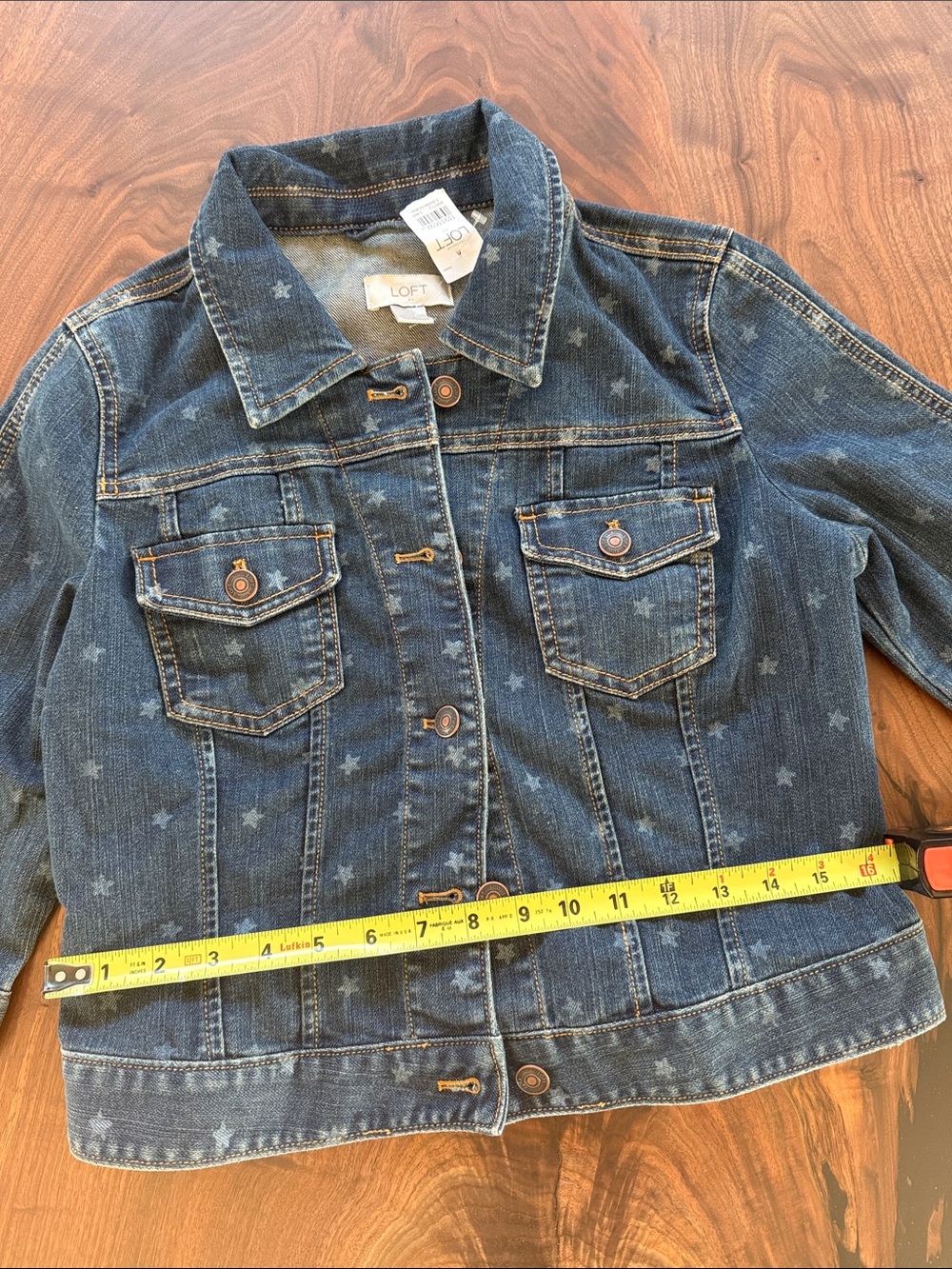 Ann Taylor LOFT cropped jean jacket - Picture 6 of 6